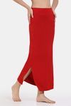 Zivame All Day Cut And Sew Height Extender Saree Inskirt - Strawberry Red — thumbnail 2